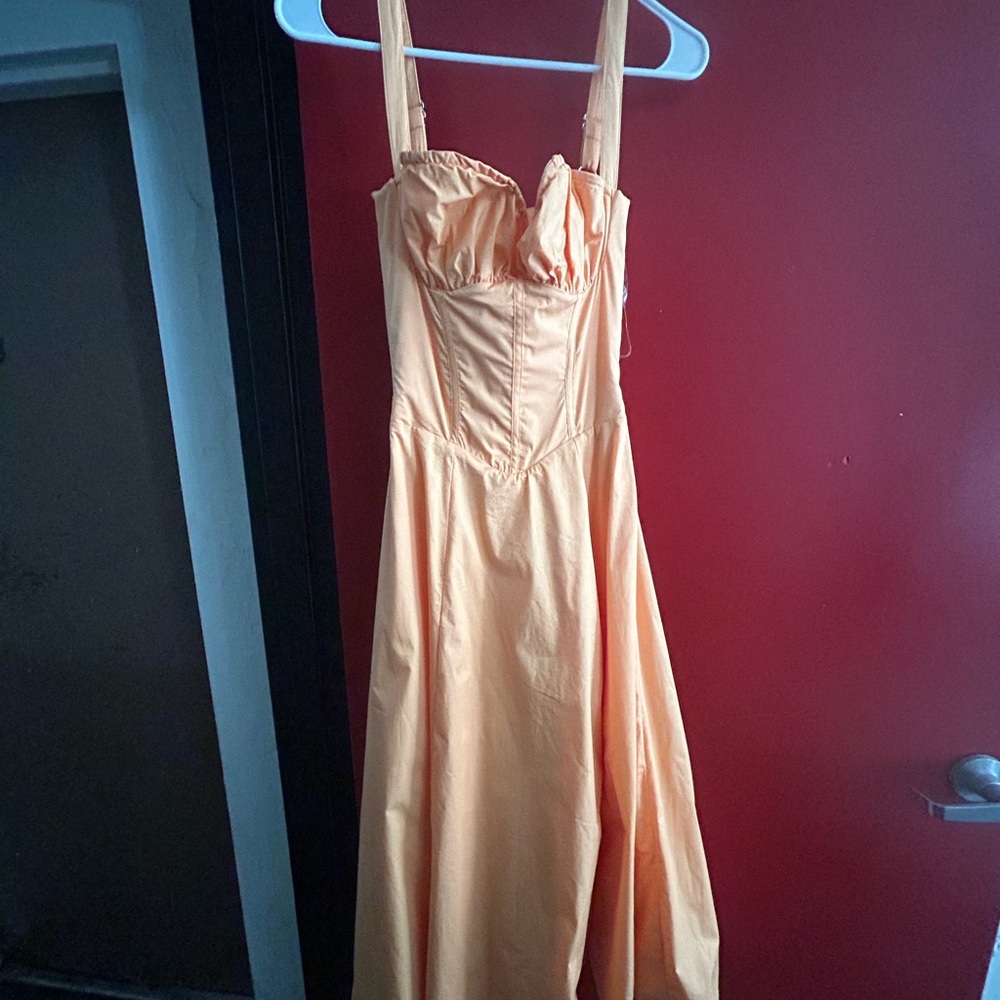 House of CB Carmen Dress Tangerine
